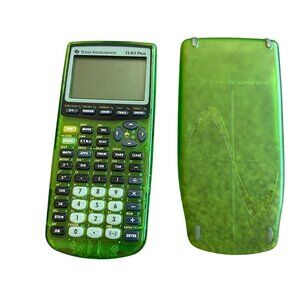 Texas Instruments TI-83 Plus Graphing Calculator Neon Green School College